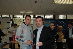 With Paul O'Flynn in CIT