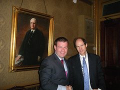 With Cass Sunstein - Head of Information and Regulatory Affairs in White House