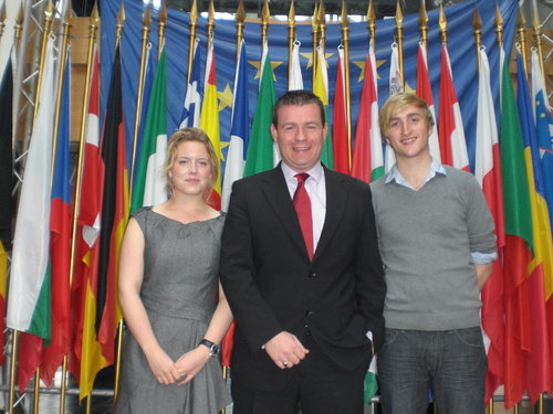 With Strasbourg Interns Edel and David