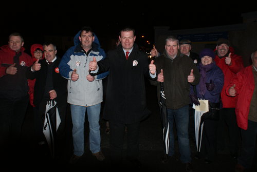 Canvassing Outside Semple Stadium