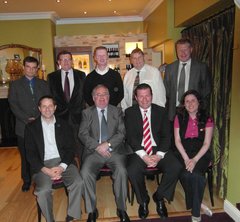 Gas Committee - Nenagh Gas Committee met with Minister for Energy, Communications and Natural Resources in July, back row left to right Donncha Haverty HKPB Scientific, Marcus O'Connor Nenagh Town Manager, John Conroy Proctor & Gamble, Matt Muller Abbey Court Hotel, Conor Ryan Arrabawn Co-op, Front left to right Don O'Brien ABP Ireland, Pat Rabbitte TD Minister for Communications, Energy and Natural Resources, Myself and  Clodagh Cavanagh Abbey Machinery