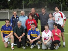 Alan Kelly's Warriors - Team Alan Kelly's Warriors who were runners up in Caman Abu tournament part of The Thurles Sarsfield International Hurling Festival, they were beaten by Dew Valley in the Final. Back: Hazel Maher, Marion Maher, Marion Denyer, Dylan Denyer, Jim McGrath, Eileen Gibson and Ger Slattery. Front: Darren Hogan, Cllr. John Kennedy, Alan Kelly TD, Minister for Public Transport and Commuter Affairs, Siobhan Horrigan and Laura Brennan (Absent from photo: Tracey McGee).